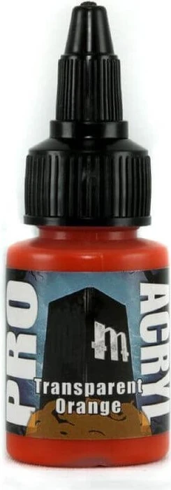 Monument Hobbies Pro Acryl Paints 050 transparent orange, 22ml