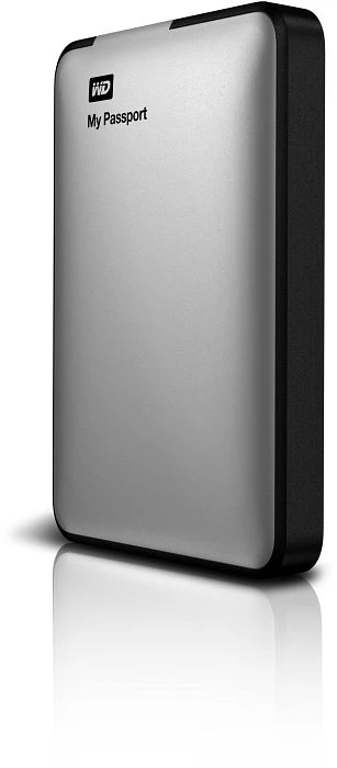 Western Digital WD My Passport silber 2TB, USB 3.0 Micro-B