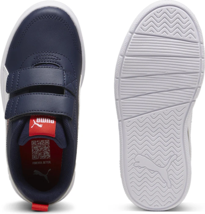 Puma Courtflex V3 puma navy/puma white/puma red (Junior)