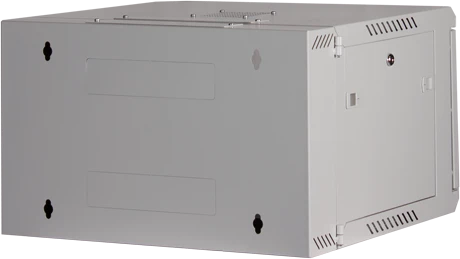 Rockstable 19" Wandschrank 6HE, Sicherheitsglastür, IP2X, weiß, 600mm tief