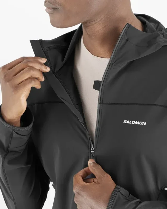 Salomon Sense Aero Hybrid Laufjacke deep black (Herren)