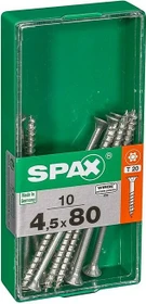 Spax WIROX A9J 4CUT T-STAR plus T20 Universalschraube, 4.5x80mm, 10 Stück