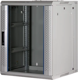 Rockstable 19" Wandschrank 12HE, Sicherheitsglastür, IP2X, weiß, 600mm tief