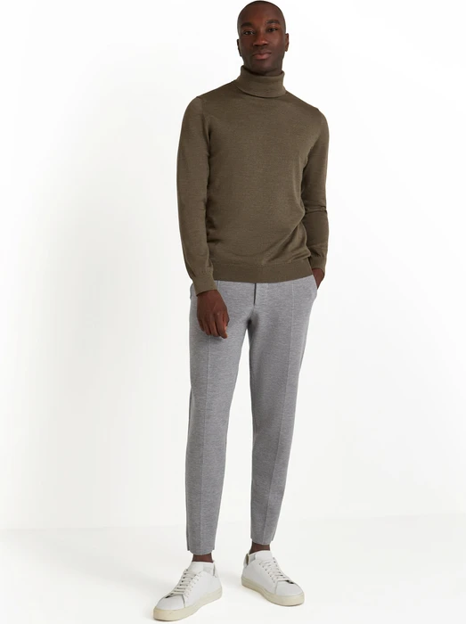 Falke Basic Apparel Rollkragen Pullover wood mel. (Herren)