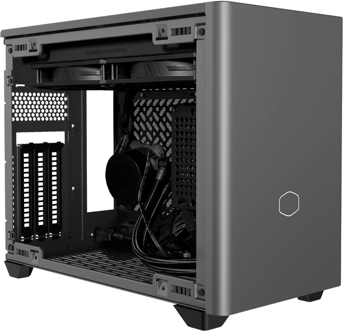 Cooler Master MasterBox NR200P Max [V2], schwarz, Glasfenster, Mini-ITX, 850W ATX 3.0