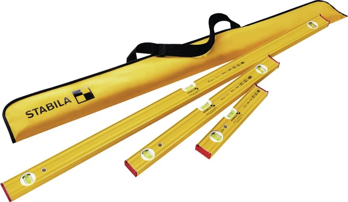 Stabila Pro Set 80 AS Wasserwaagen Messtechnik-Set, 3-tlg.