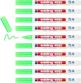 edding 4085 Kreidemarker neongrün, 10er-Pack