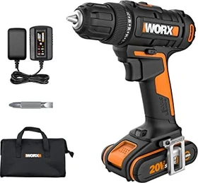 Worx 20V PowerShare Akku-Bohrschrauber inkl. Tasche + Akku 2.0Ah