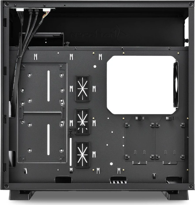 Sharkoon Pure Steel Black, Glasfenster