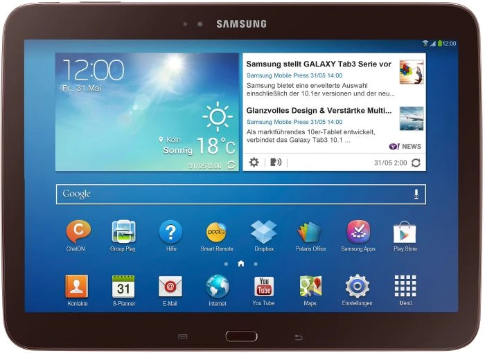 Samsung Galaxy Tab 3 10.1 P5210, rot, 16GB