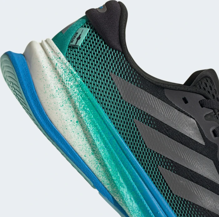 adidas Supernova Rise 2 core black/iron metalic/glory green (Herren)