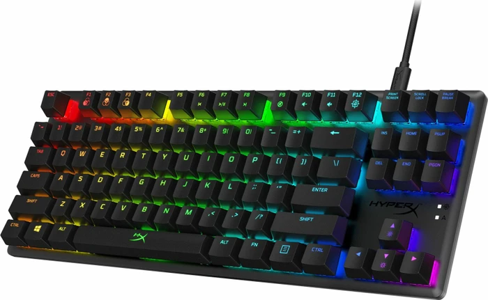 HP HyperX Alloy Origins Core, LEDs RGB, HyperX BLUE, USB, US