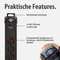 Brennenstuhl Premium-Line, 6-fach, 1x USB-A/2x USB-C USB-PD, 3m, schwarz Vorschaubild
