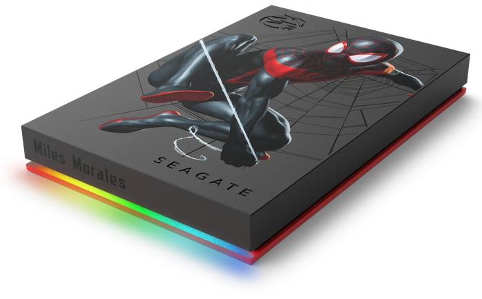 Seagate FireCuda Gaming HDD - Miles Morales Special Edition, 2TB, +Rescue, USB 3.0 Micro-B