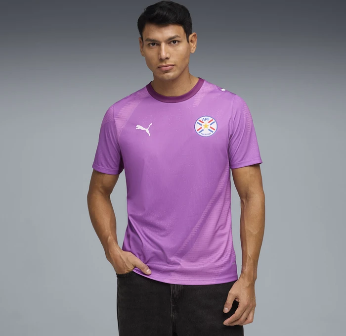 Puma FIFA WM 2026 Paraguay x Salehe Bembury Authentic Torwarttrikot kurzarm wild berry/plum wine (Herren)