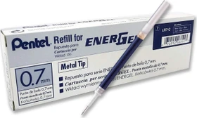 Pentel EnerGel Roller Pen LR7-CX Tintenrollermine 0.35mm (0.7mm Ball) blau, 12er-Pack