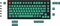 Keychron Q1/Q2/K2 OEM Dye-Sub Keycap-Set Forest, Kunststoff (PBT), Forest, grün, 97 Tasten (83+14), ANSI-US Vorschaubild