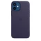 Apple Leder Case mit MagSafe für iPhone 12 Mini dunkelviolett Vorschaubild