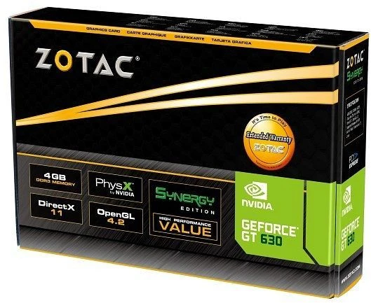 Zotac GeForce GT 630 Synergy, 4GB DDR3, 2x DVI, Mini HDMI