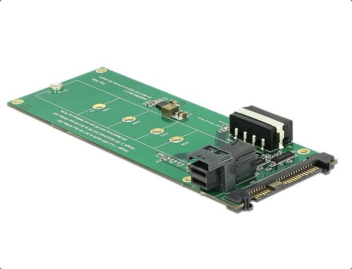 DeLOCK U.2 2.5" -> M.2 PCIe, U.2 2.5" -> U.2 miniSAS HD