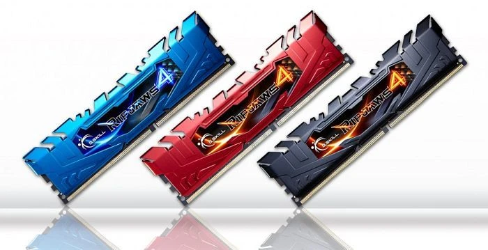 G.Skill RipJaws 4 blau UDIMM 8GB Kit, DDR4-3000, CL15-16-16-35