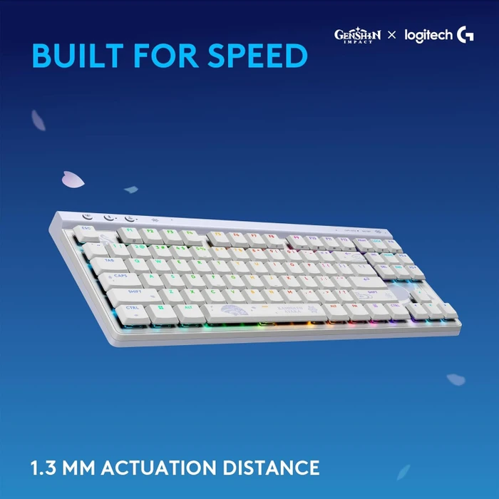 Logitech G515 Lightspeed TKL, Genshin Impact Edition: Kamisato Ayaka Special, GL TACTILE, USB/Bluetooth, US