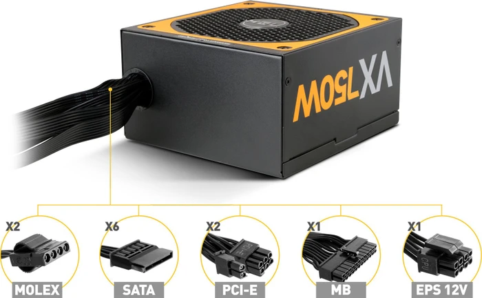 Nox Xtreme Urano VX Bronze 750W, ATX 2.4