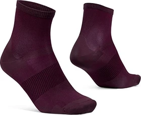 GripGrab Airflow Lightweight Short Fahrradsocken dark red