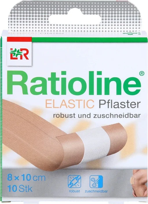 Lohmann & Rauscher Ratioline Elastic Pflaster, 8cm x 1m, 1 Stück