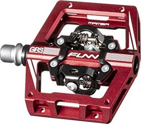 Funn Mamba S Double Side Clip Kombipedale rot
