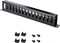 StarTech Horizontaler Rack Finger Kabelkanal mit Abdeckung, Kabelführung, schwarz, 1HE Vorschaubild