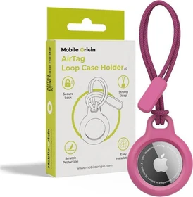Mobile Origin Airtag Loop Case Holder A1 pink