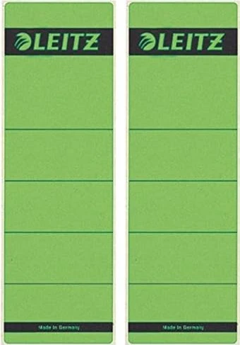 Leitz Rückenschilder für Standard-/Hartpappe-Ordner kurz/breit, grün
