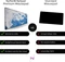 Nyfter Nyfpad XXL Liquid Premium Gaming Mousepad, 900x500mm, Design weiß/blau Vorschaubild