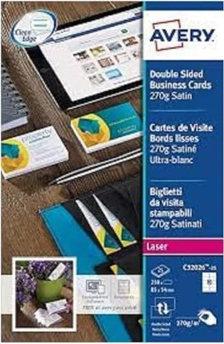 Avery-Zweckform Superior Visitenkarten, 270g, 25 Blatt