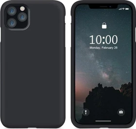 Cyoo Premium Liquid Silicon Case für Apple iPhone 12 Pro Max schwarz