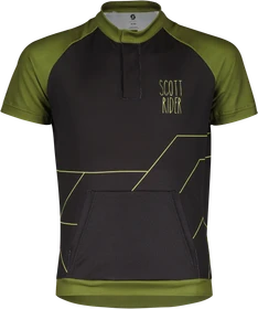 Scott RC Team Trikot kurzarm black/fir green (Junior)