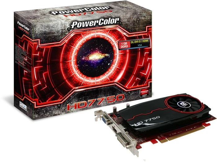 PowerColor Radeon HD 7750, 1GB DDR3, VGA, DVI, HDMI