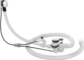Duravit Universal Ab- und Überlaufgarnitur mit Zulauf chrom