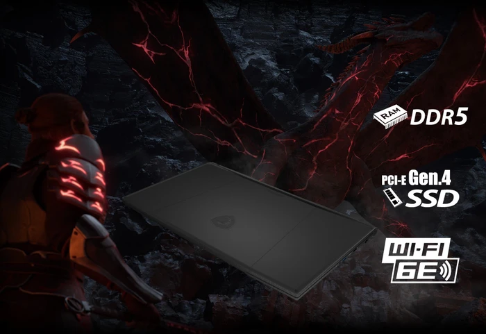 MSI Katana A15 AI B8VG-451, Black, Ryzen 7 8845HS, 16GB RAM, 512GB SSD, GeForce RTX 4060, DE