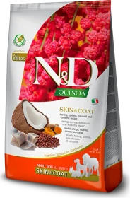 Farmina N&D Quinoa, Skin & Coat, mit Hering & Kokosnuss, 2.50kg