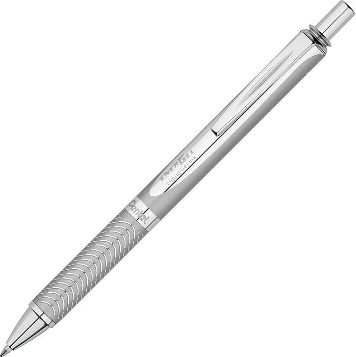 Pentel EnerGel Sterling BL407 Gelroller silber