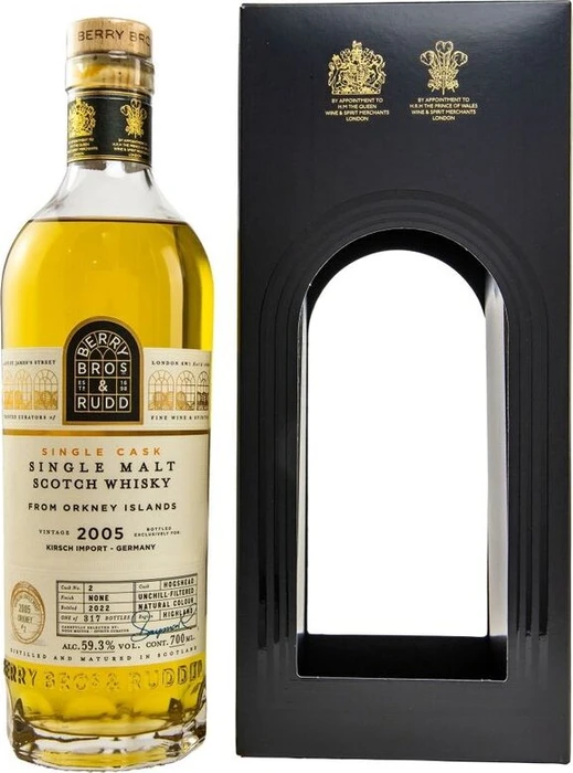 Berry Bros & Rudd Orkney Islands 2005 700ml