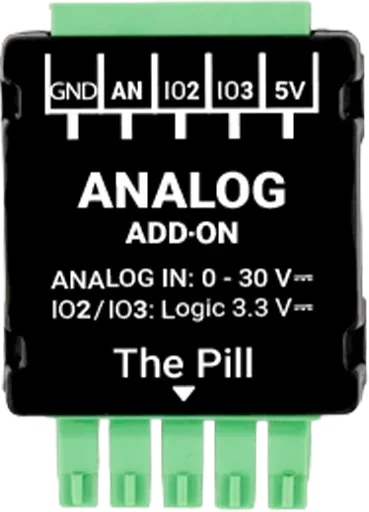 Shelly Analog 0-30V Add-on, Modul für The Pill