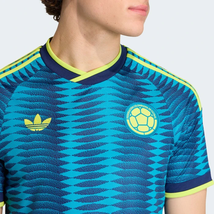 adidas FIFA WM 2026 Kolumbien Authentic Auswärtstrikot kurzarm mystery petrol/team navy blue 2 (Herren)