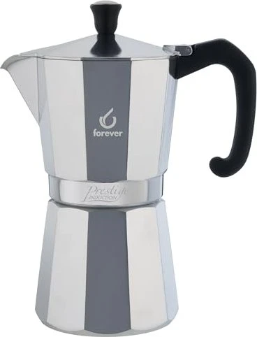 Riess Forever Miss Moka Prestige Induktion 9 Tassen Espressokanne