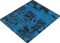 Hator Tonn eSport L Monte Edition Gaming Mousepad, 500x420mm, Motiv blau/schwarz Vorschaubild