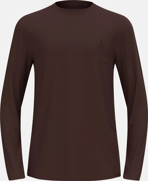 Odlo Ascent Merino 200 Funktionsshirt langarm fudge (Herren)