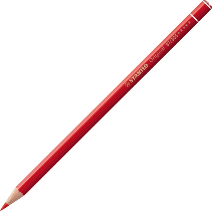 STABILO Original Buntstift zinnoberrot, 12er-Pack
