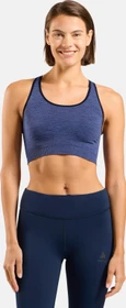 Odlo Seamless Medium Sport-BH skipper blue melange (Damen)